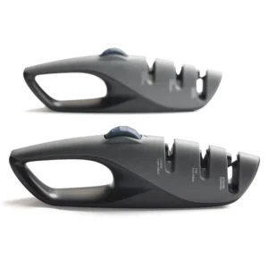 Kitchen Knife Sharpener 5 Adjustable Sharpening Angle Handheld Pocket Knife Sharpener Ergonomic Design with Coarse