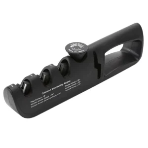 Knife Sharpener With Adjustable Angle Guide Sharpening Stones for All Knives Non Slip Rubber Edge Grip
