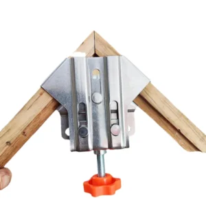 L HT230 Adjustable Single Handle 90 Degree Right Angle Stainless Steel Close End Corner Clamp for Woodworking OEM DiY