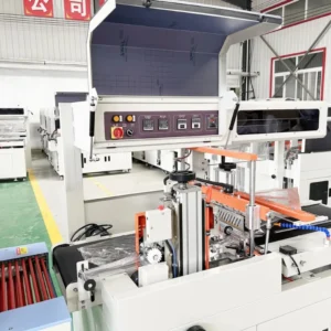 L Type Fully Automatic Sleeve Heat Shrink Tunnel Sealing Wrapper Flow Wrapping Machine Plastic POF PVC Film Wrap Packing Machine