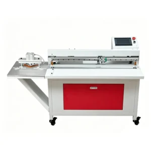 LKS-800A Pneumatic Semi Automatic Cardboard V Groving Groove Machine Corner Cutter Rigid Grey Board Cardboard V Grooving Machine