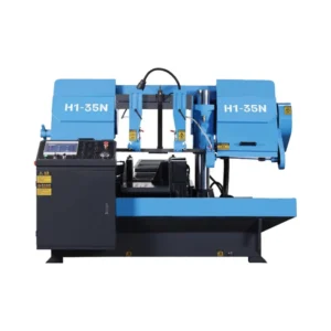 LOGINFLY CE Full Automatic Band Saw Machine CNC Horizontal Metal Cutting Machine Motor Band Saw With PLC Control Program