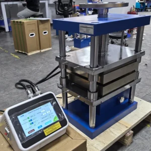 Laboratory 300 Degree 30T Hot Pressing Machine With Dual Heating Plate 200mm*200mm
