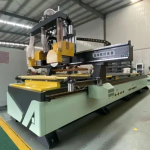 Large 3 Axis Vertical CNC Router 3D Wood & Metal Machining with Automatic Tool Changer & Windows Control System