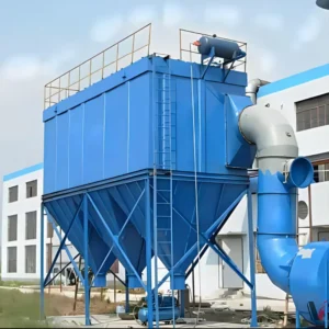 Large Air Volume Pulse Jet Bag Filter Industrial Dust Collector Dust Extractor Engine Carbon Steel 99.5% Purify Efficiency