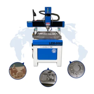 Leeder Metal Stamp Milling Machine 3D CNC Router Engraving Cutting Carving Machine for Aluminum Iron Copper Metal Sheet