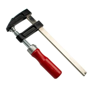 Light Duty Woodworking Carpentry Bar F Clamp with Wooden Handle
