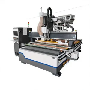 Linear Auto Tool Changer CNC Woodworking Engraving Equipment for Solid Wood Panel Nesting Processing