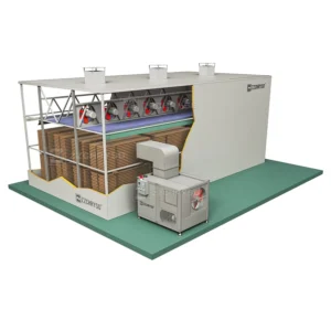 Low Maintenance Heat Treatment Wood Timber Tray Drying Kiln Dryer Equipment