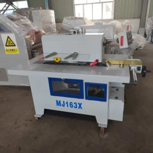 MJ153 Wood Rip Saw Machine Single Straight Line Rip Saw Automatic Single rip Longitudinal Trimming Side Woodworking Rip Saw