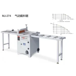 MJ275 High Speed Pneumatic Chopping Saw 5.5kW Motor Wood Cross Cut Machine