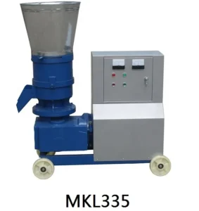 MKL335 22KW Flat Die Wood Pellet Mill With Feeder Palm Wood Pellet Machine