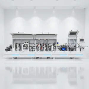 MS855RBS Automatic Edge Banding Machine Double Fine Trimming Quick Melt Soft Scraper Edge Board Machine 380V 21kW