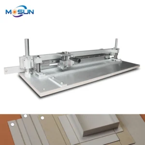 MSKC 600 V Groove Slitting Machine Manual Grooving Machine for Cardboard and Grey Board