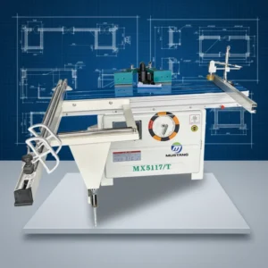 MX5117T Heavy Duty Wood Shaper Machine Spindle Moulder Finger Joint Sliding Table 5.5kW