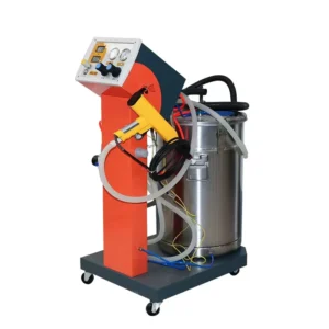 Manual Electrostatic Powder Coating Gun Car Wheel Motor Metal Spraying Machine