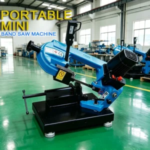 Manual Hydraulic Metal Band Saw BS-85 Portable Horizontal Band Saw with Variable Speed for Workshop