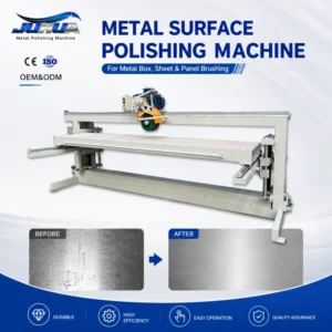 Manual Nylon Wheel Polisher Versatile Hairline Finish Machine for Metal Sheets Hardware Surface Preparation