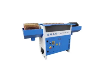 Manual Three Roller Polishing Machine Woodworking Anisotropic Sanding Machine Wood Roman Column Paint Sand Polishing Machine