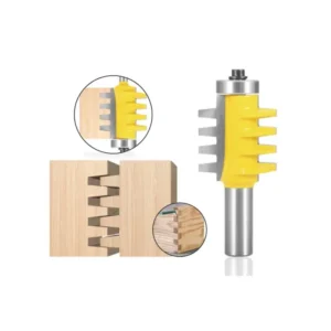 Manufacturer 1/2 Shank Finger Joint Glue Router Bit Carbide Wood Cone Tenon Milling Cutter Woodworking Cutter for CNC Router