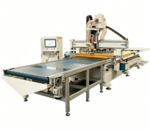 Material Handling and Cutting Machine CNC Cutting Machine for Panel Furniture Production Lines with Straight Line Tool Changer