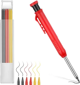 Mechanical Pencils Set Deep Hole Marker Construction Sharpener Carpenter Pencil
