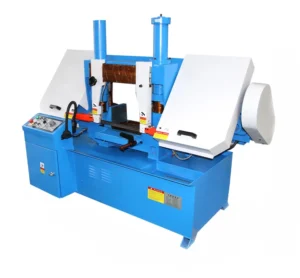 Metal Band Saw Machine GH4220 GH4230 Wood Cutting Machine with Hydraulic Tension 3kw Motor and Gear Blade Speed 27 45 69 M/min