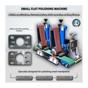 Metal Polishing Machine Small Flat Polishing Machine for Rust Removal Polishing Wire Drawing Deburring
