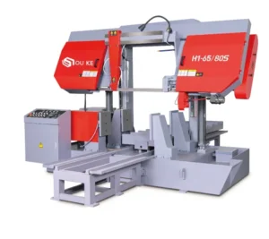 Metal Processing Chamfering Cutting Bevel Cutting Angle Band Saw H1 40 50S Semi automatic Band Saw