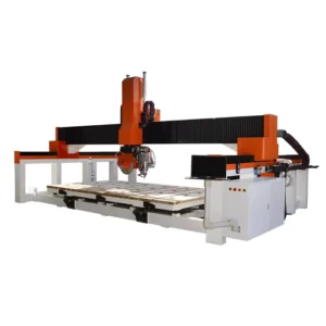 Mini CNC 5 Axis Bridge Saw CNC Router 3D Stone Cutting Granite Engraving Machine