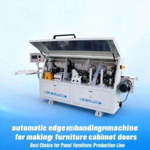 Mini Edge Banding Machine Wooden Furniture Straight Edge Bander CNC Woodworking Router for Sale