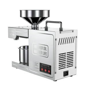 Mini Household Stainless Steel Food Grade Cold Press Oil Press Machine New for Extracting Edible Oils Peanut Avocado Sesame