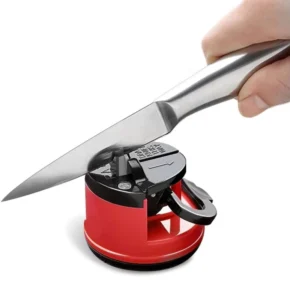 Mini Knife Sharpener with Suction Base Portable for Most Blade Types Universal Pocket Knife Sharpening Tool