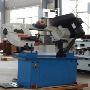 Mini Metal Cutting BS-712N Band Saw Machine with Core Motor 0.75kW Energy Saving Angle Cutting