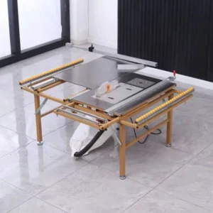 Mini Multifunction Sliding Panel Table Saw Foldable Wood Table Saw Machine Double Blade Sliding Table Saw Automatic