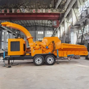 Large Wood Chipper Diesel Engine Wood Crusher 8 Inch 13Wood Chippers