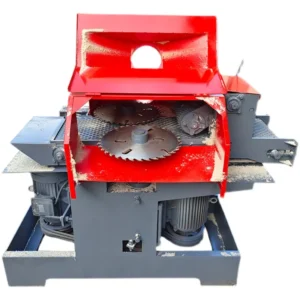 Multi Circular Saw with Half Round Edge Leather Waste Wood Function Side Leather Rip Saw Machine