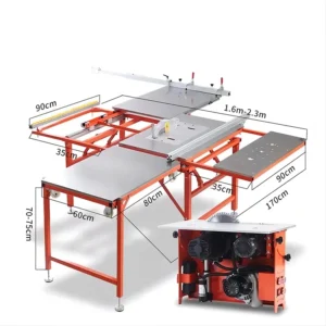 Multi Function Dust-Free Woodworking Circular Saw and Precision Panel Saw Machine Mini Automatic