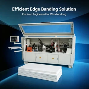 Multi Function Edge Sealer for Display Stand Plant With Grooving and Buffing Attachments