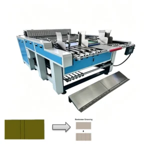 Multi Functional Automatic Corner Cutter V Grooving Cutting Machine Flatbed Board Die Cutting Creasing Machine for Rigid Box