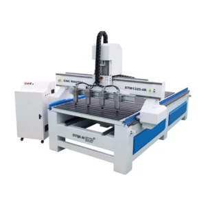 Multi Head 3D 4 Axis Rotary CNC Wood Carving Machine