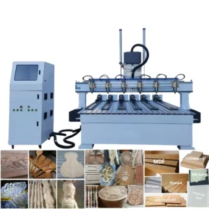 Multi Head Relief Carving Machine Woodworking Multi Head Fine Carving Machine Batch Processing of Solid Wood Carvings