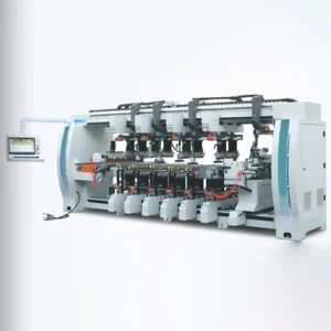 Multi Hole Boring Machine Drilling Machine Auto Feeding 6 Multi Row Line Wood CNC