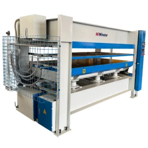 Multi Layers 120 Tons Laminating Laminate Wood MDF Plywood Veneer Flush Door Hydraulic Thermal Hot Press Machine