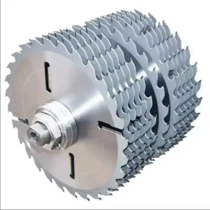 Multi Rip Saw Blade with 6 Scraper Blades Heavy Duty Woodworking for Hardwood Softwood Logs