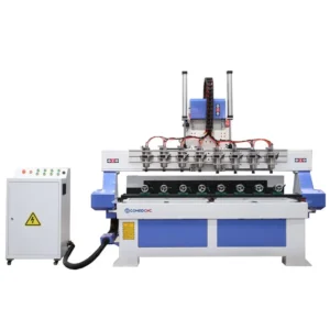 Multi Spindle CNC 4 Axis Wood with Rotary for 3D Art Handicraft