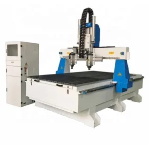 Multi-Spindles CNC Router Rotary Featuring Vertical Vacuum Table Essential Gear Pump