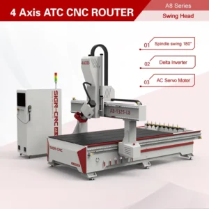 Multi-function 3D Engraving 4 Axis CNC Router Machine CNC Carving Furniture Door Making 3D Plates MDF Acrylic