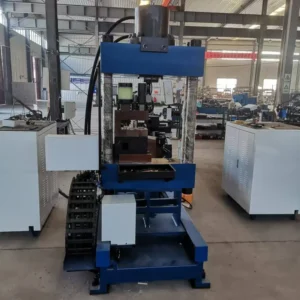 Multi function CNC Max 20mm Diameter Copper Rod Flattening Bending Drilling Busbar Making Machine