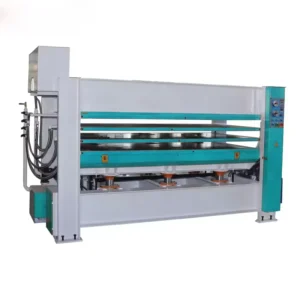 Multi-layer Wood Veneer Hydraulic Wooden Door Plywood Laminating 120 Ton Hot Press Machine with Oil Heating System